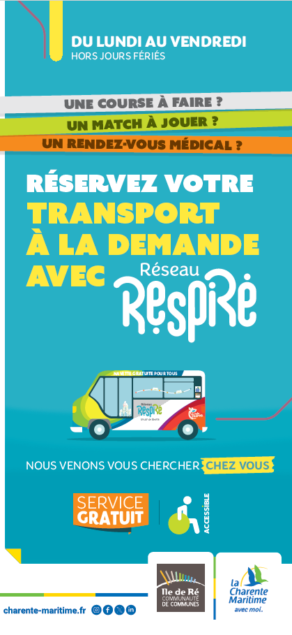 Le transport à la demande – CdC Île de Ré